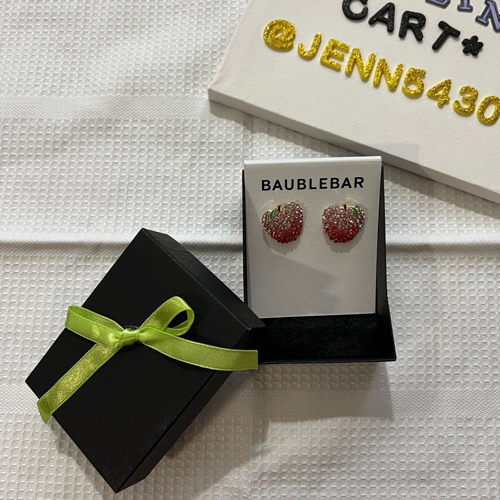 NWT💍  Baublebar  “POISON APPLE” Stud Earrings - Picture 9 of 11